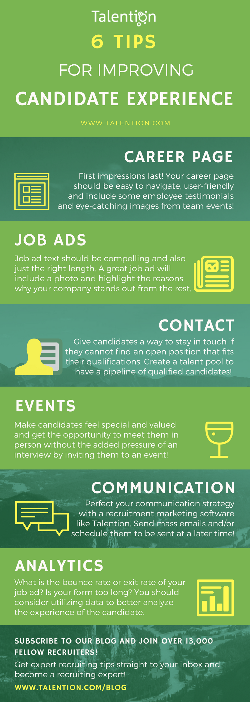 Infographic: 6 Tips Candidate Experience