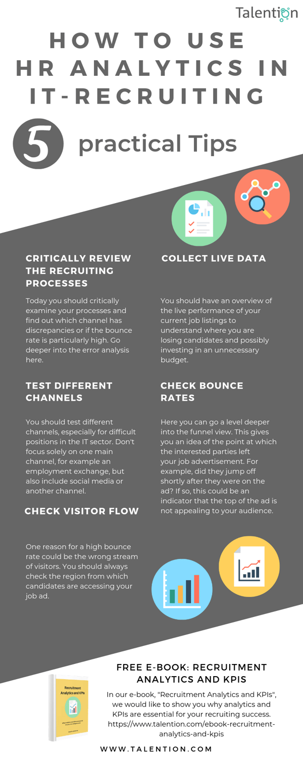 HR Analytics in IT-Recruiting - 5 practical Tips