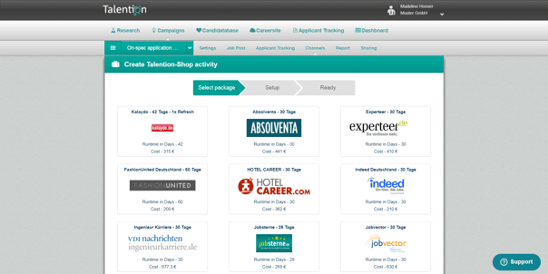 Talention Job Board Integration