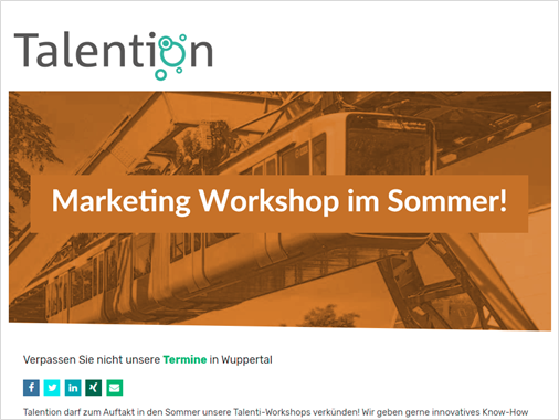 Example Nurturing Talention