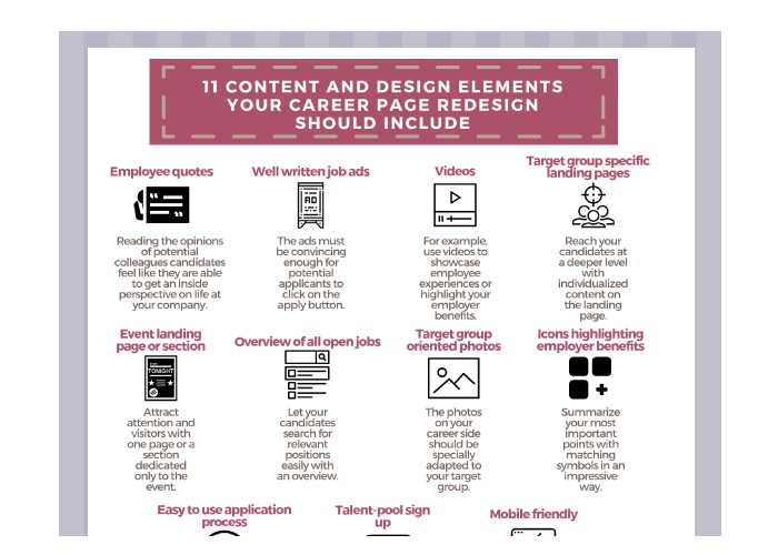 Poster 11 Content & Design Elements Your Career Page Redesign Should Include